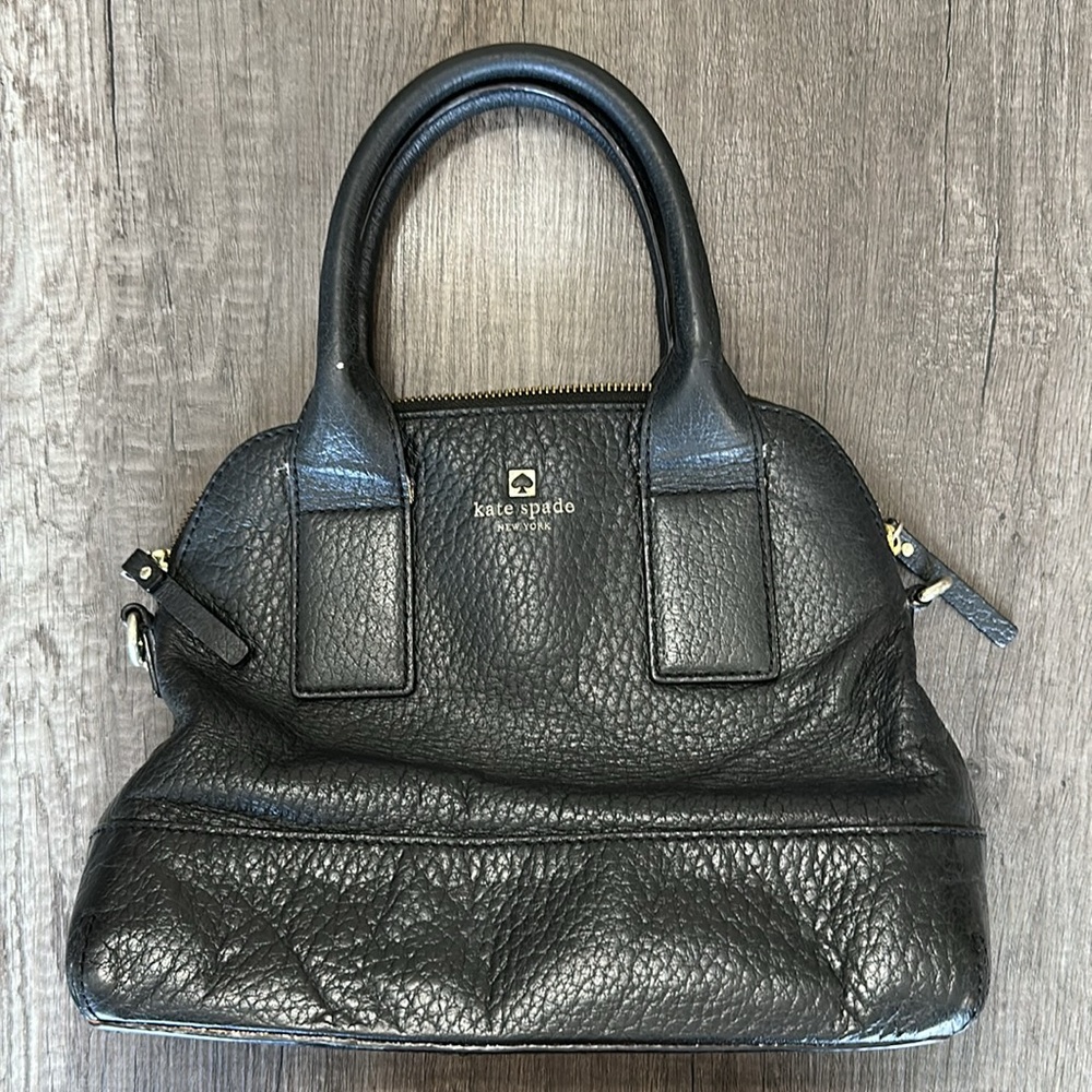 Kate Spade Southport Avenue Small Jenny Black Leather Bag